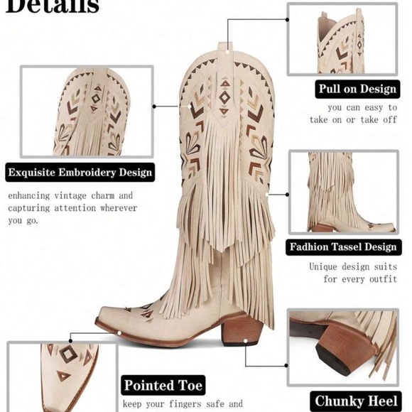 Western cowgirl boots - Picture 2 of 4